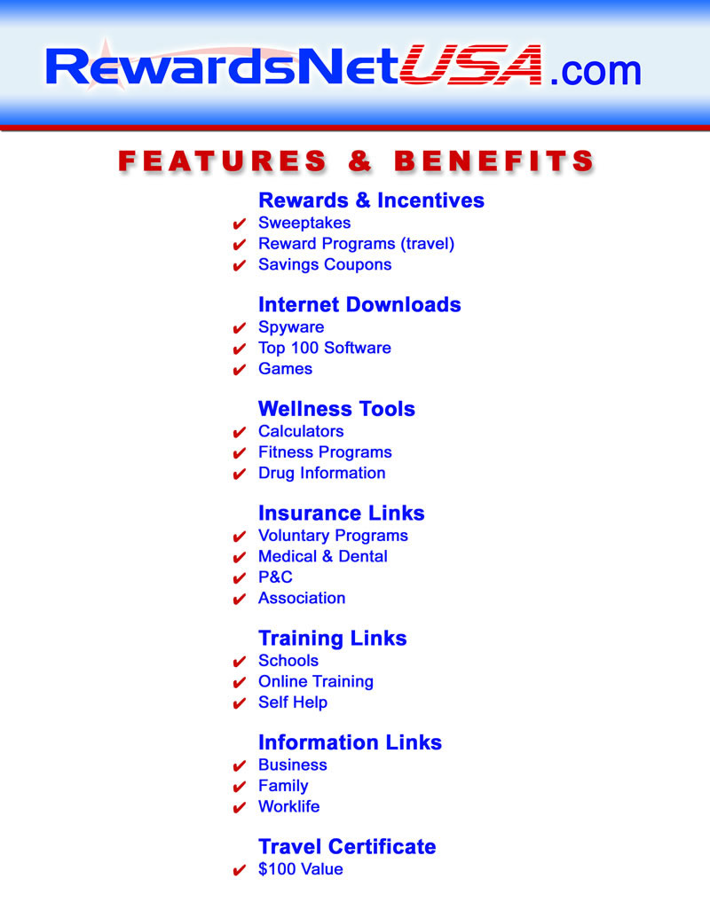 RewardsNet Flyer